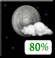 few clouds